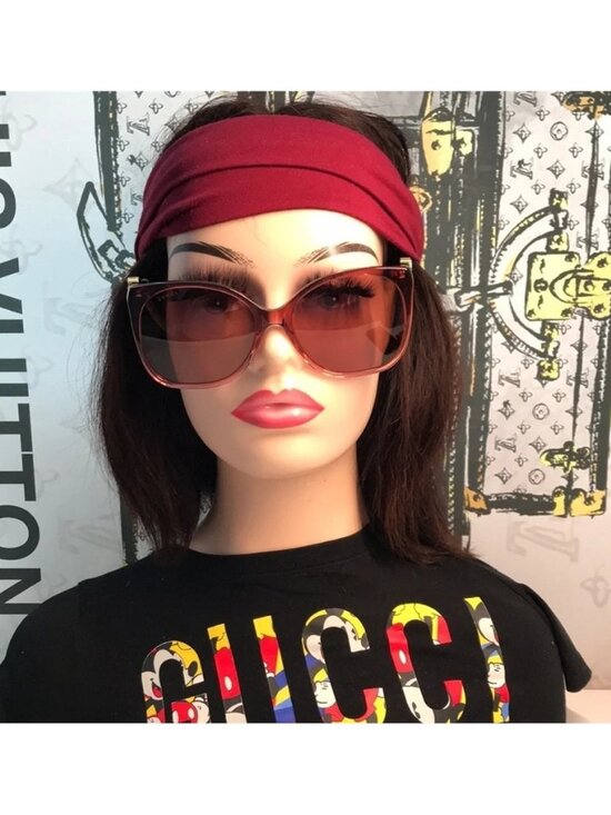 New ✨ Authentic Gucci GG1010S 004 Oversized Cat-Eye Sunglasses ✨ main image 8